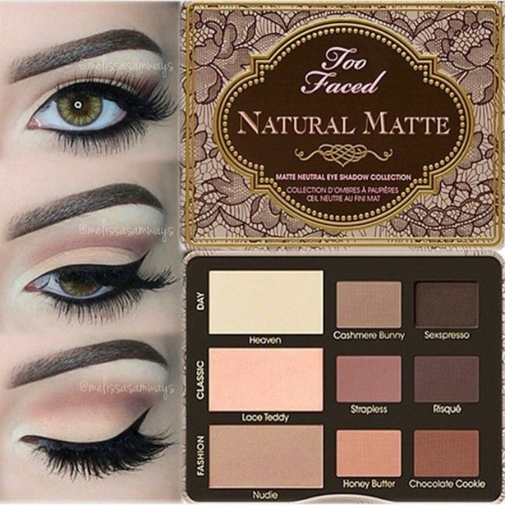 🍂🆕 Too Faced ☻ Natural Eye Palette ☻ in Matte - Picture 3 of 8